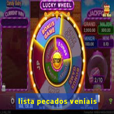 lista pecados veniais